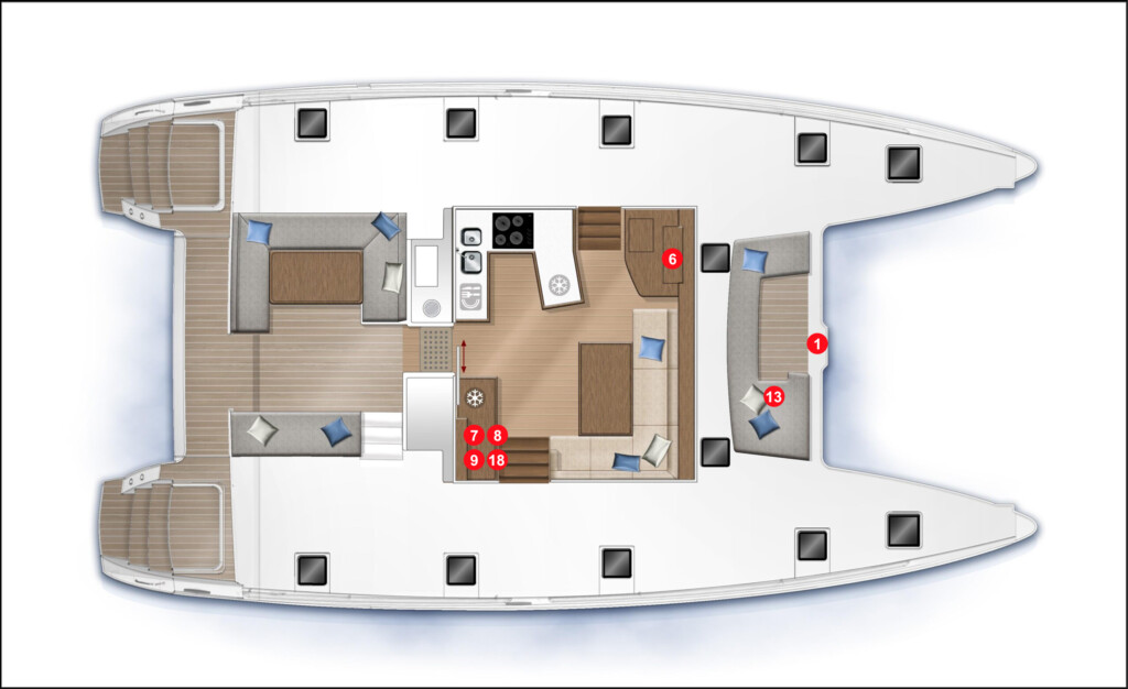 Lagoon-450-Deck-Layout